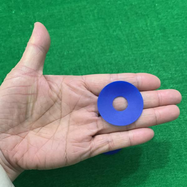 38x15x0.8mm Blue Color Flat Rubber Sucker for Offset Printing Machine Replacement Parts