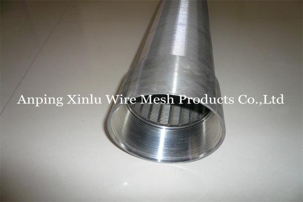 Ss304 168mm Johnson V Wire Screen Pipe For Drilling Oil Well