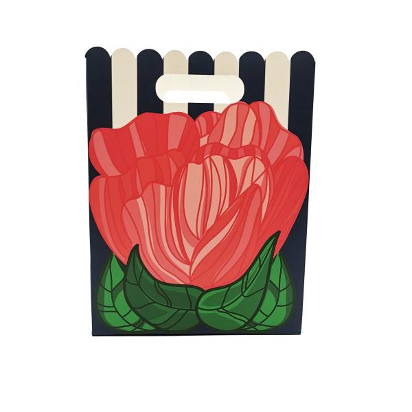 Custom Printed Jewelry Shopping Bag Luxury Gift Paper Bag with Handle