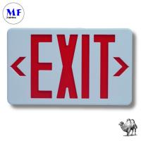 LED Emergency Exit Sign Light 5years Warranty 3hours Battery Backup Time IP65 Water Fire Proof Wall Mount Factory Warehouse Hotel Office