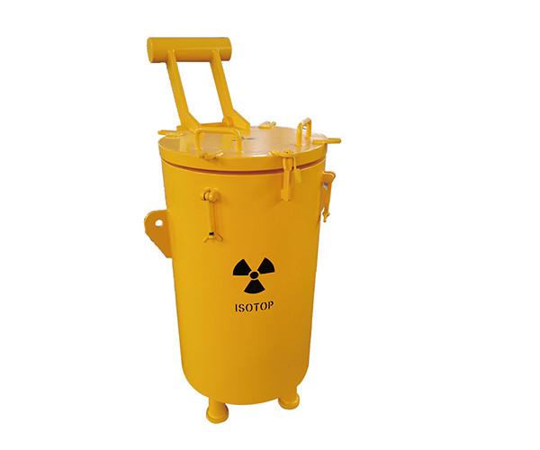 Tanque de armazenamento e transporte de material radioativo de recipiente blindado de chumbo para medicina nuclear