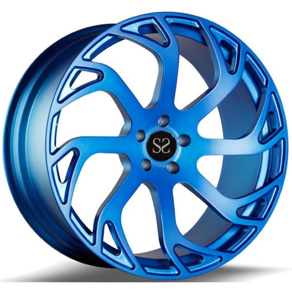Custom Blue 20 Forged Wheels Made of 6061-T6 Aluminum Alloy  For Ford 5x108