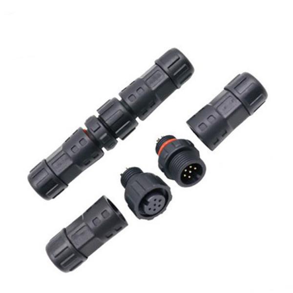 Factory Mini M12 8 Pin circular plug connector Waterproof Industrial IP67 Male / Female