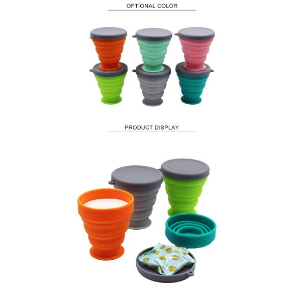Reusable Collapsible Silicone Coffee Cup