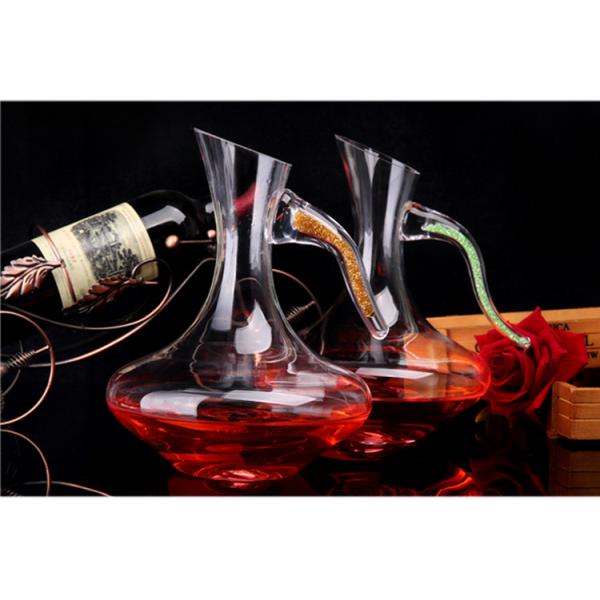 Графинчик вина классического дизайна круглый, рука дунутый неэтилированный стеклянный графинчик