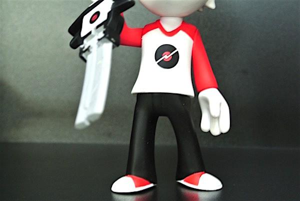 White Hair Dave Anime Action Figures , Plastic Action Figures Customized Color