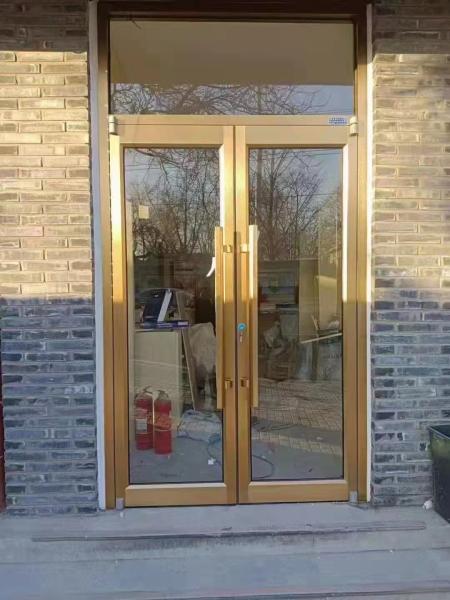 Modern Interior Decorative Balcony Shop Front Aluminium Casement Door