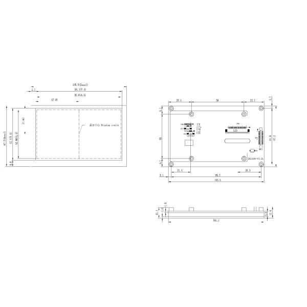 4.3 inch 800x480 DSI TFT Touch Display For Raspberry PI