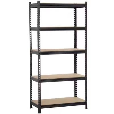 Metal Custom MDF Shelves Slotted Angle Steel Shelving Industrial Rivet Shelving Manufacturers