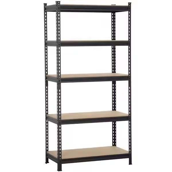 Metal Custom MDF Shelves Slotted Angle Steel Shelving Industrial Rivet Shelving Manufacturers
