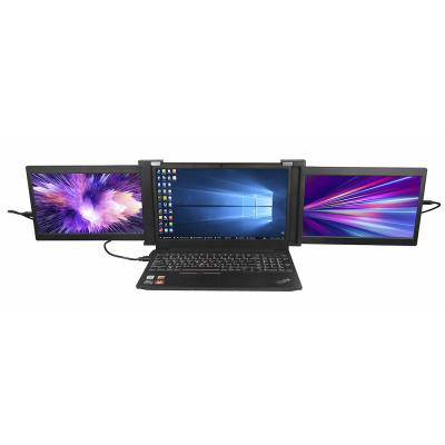 tela do monitor duplo portátil de 13.3in HDMI 1980*1200 USB3.1 tri