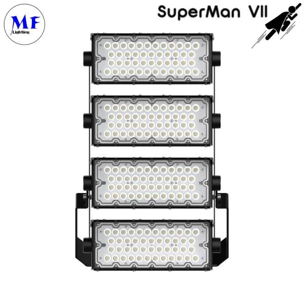 600W IP66 Stadium LED Flood Light 6 Years Warranty 3000K-6500K Aluminum 150-170lm/W DC48V CRI80+ For Badminton Fields