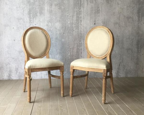 stakable Oak wood finish Linen fabric upholstery arm chair/wooden dining chair/desk chair