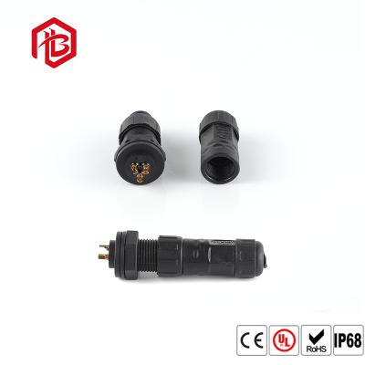 PVC 4 Pin Waterproof Connector de Front Panel Mounted Metal