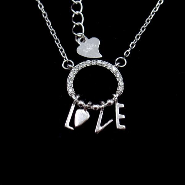 Перекрестные цепь ожерелья 925 Зирконя серебра формы кубические двойная с покрытым родием