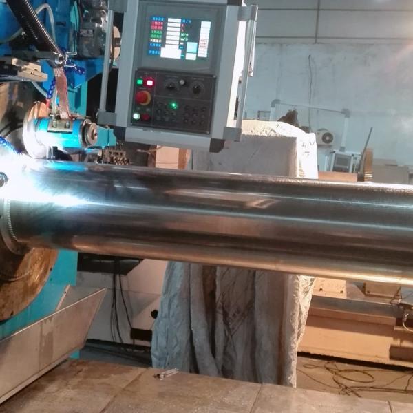 Johnson Slotted Screen Welded Wire Mesh Machine With Rotary Drum Pulling Box