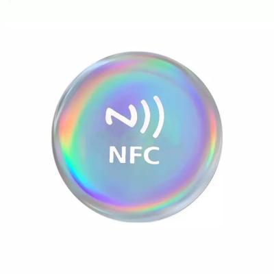 Étiquette sociale de NFC de médias de développement d'appli, autocollant de téléphone de NFC pour partager l'information de contact