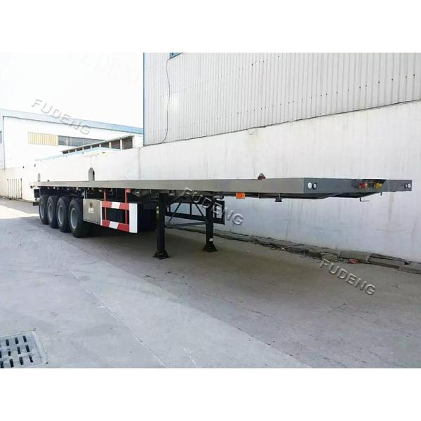 Steel Mechanical 3 Axle 40 Ft Container Truck Trailer