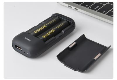 Caixa de bateria recarregável removível multifuncional 2 em 1 para telemóvel