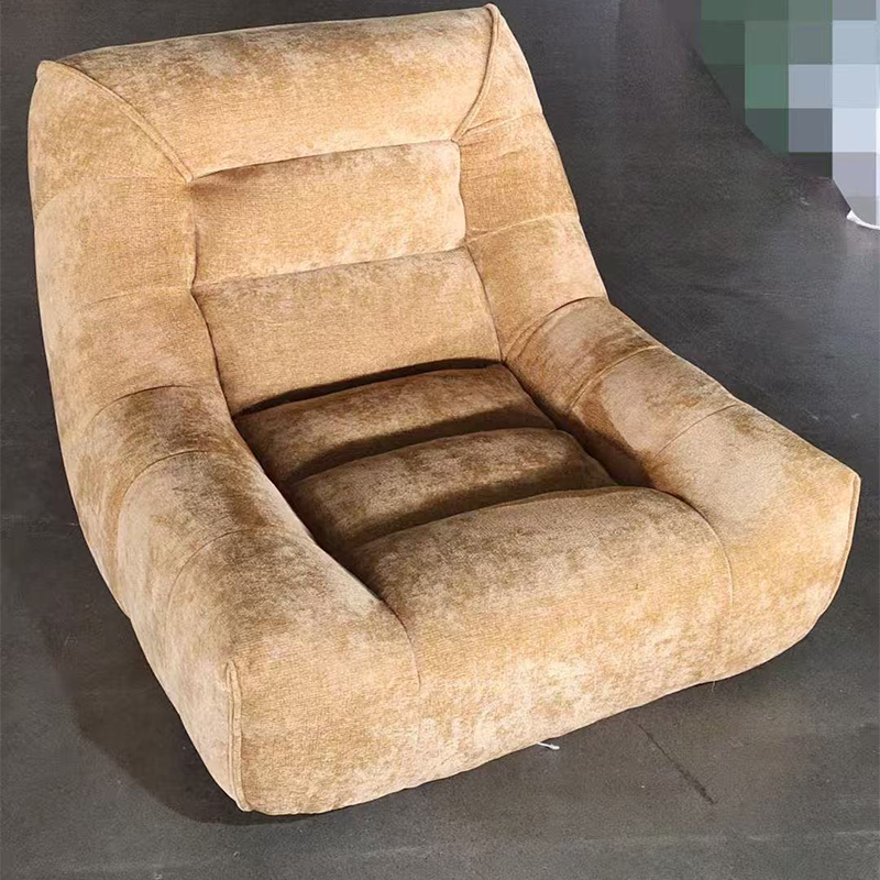 Custom Simple Modern Swivel Lazy Sofa Single Rotating Lounge Chair for Home Living Room Dining Hospital Bedroom Balcony Portable
