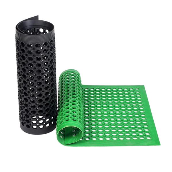 2′*3′*1/2 High Quality Rubber Drainage Mat In Colorful Color Drainage Hole Rubber Mats