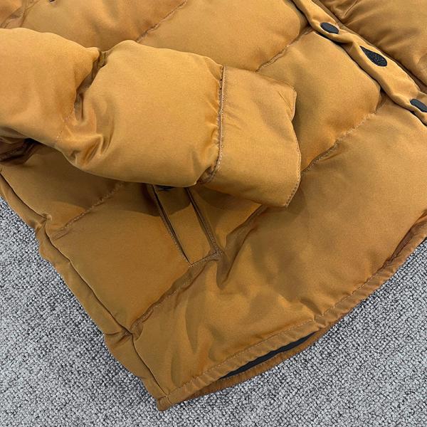 Chaqueta de plumón con logo bordado para hombre, abrigo de invierno cálido para exteriores, a prueba de viento, engrosado, cortavientos tipo burbuja, abrigo de plumón informal, logo personalizado