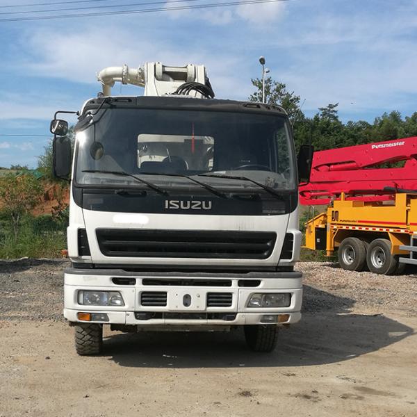 265KW 37m Refurbished Beton Pump Isuzu Truck Mounted Good Condition