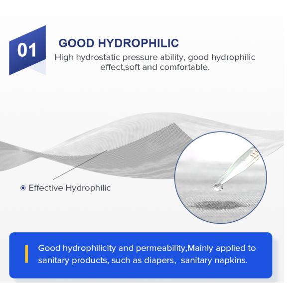 Hygiene Melt Blown Non Woven Polypropylene Fabric