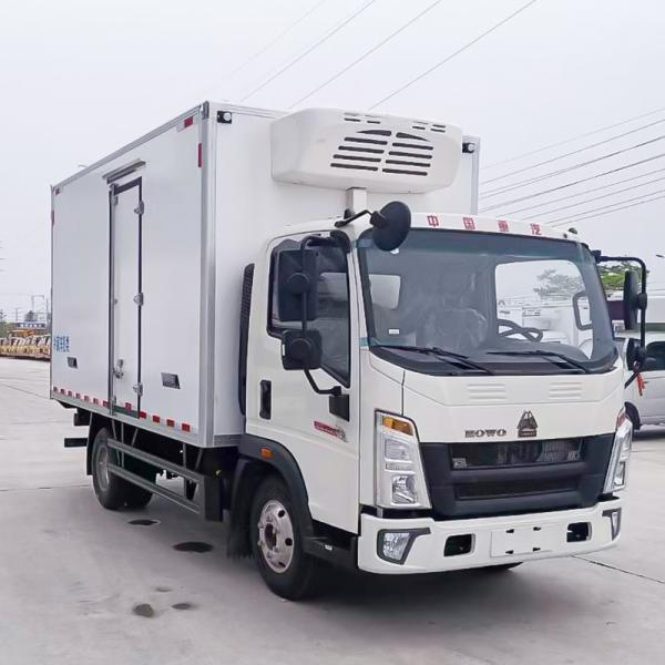 Howo 4x2 Refrigerated Truck The Best Choice for Fruit and Vegetable Preservation Delivery