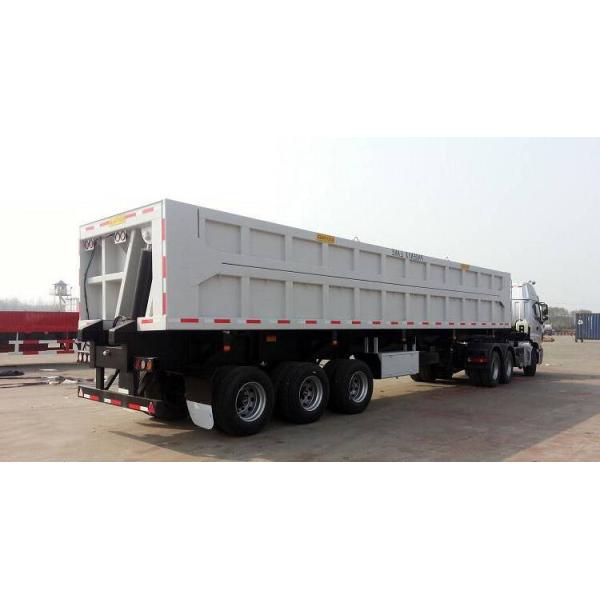 3 Axle CIMC Drop Side Gravel 30T Tipper Semi Trailer