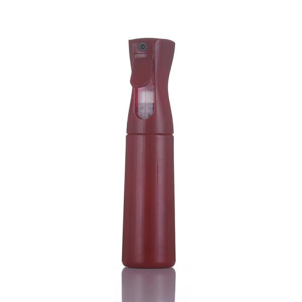 Garrafa contínua de detalhe plástica da névoa da água do cabelo da garrafa 300ml do pulverizador do álcool