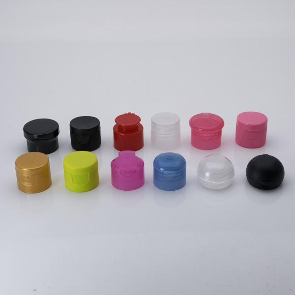 20MM Plastic Flip Top Cap Glass Bead Shape Bottle Cap Body Care