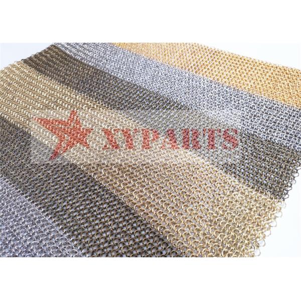 Бронзовая сетка кольца металла Chainmail нержавеющей стали для занавесов стены