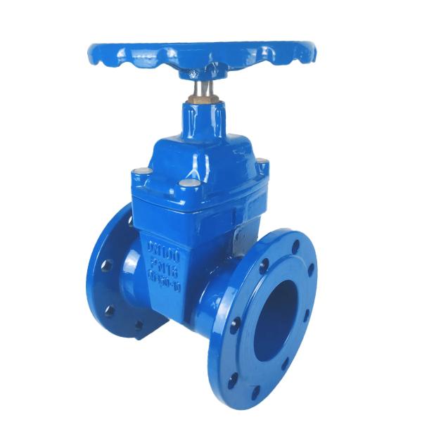 ANSI 150LB PN16 Ductile Iron Resilient Seat Cast Iron Gate Valve For Water Treatment