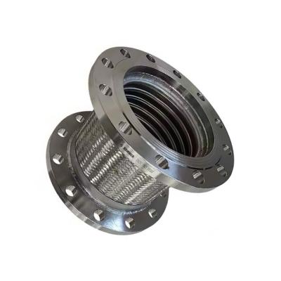DN500 SS304 Carbon Steel Flange Connection Flexible Metal Braided Hose Corrugated Flexible Metal Hose