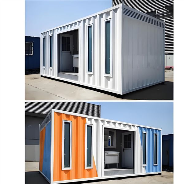 Galvanized Rust Resistant Steel Frame Mobile Toilet Container for Outdoor Use
