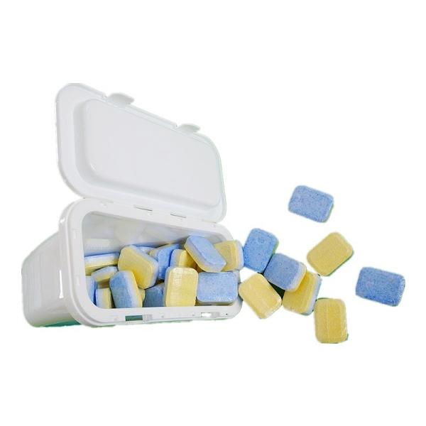 Dishwasher Tablets 50%-80% Active Ingredient Content Eco-Friendly Effervescent Detergent