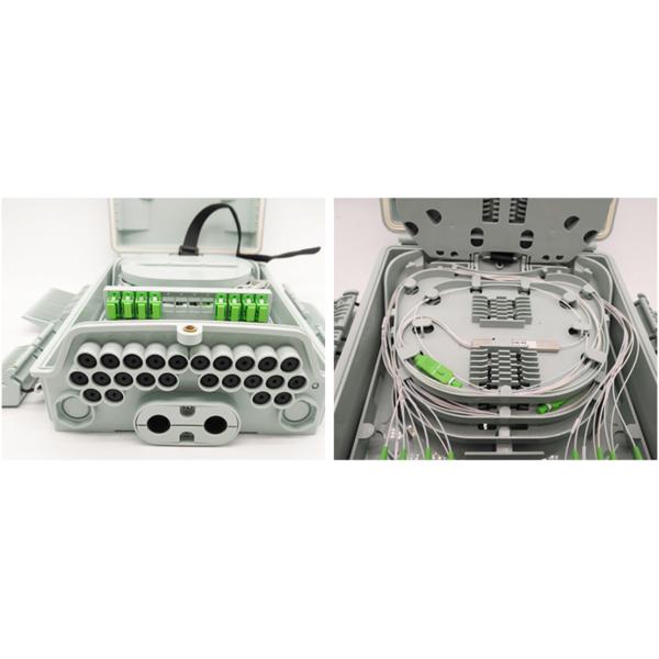 Noyau optique fait sur commande FTTH FTTA GPON du port 24 de la boîte de distribution de fibre de couleur 24