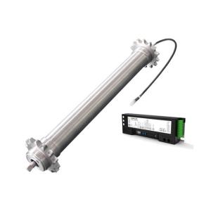 Rolante a motor de paletes de 300W com molas de aço inoxidável em ambas as