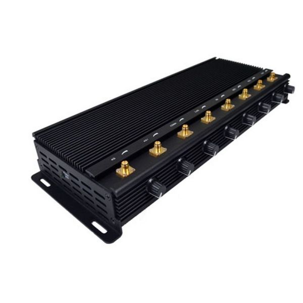 8CH Desktop Jammer Adjustable Frequency 2G 3G 4G 5G Mobile Phone Signal Detector