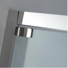 Foldable shower enclosure 800*800mm with 304 stainless steel & tempered clear glass