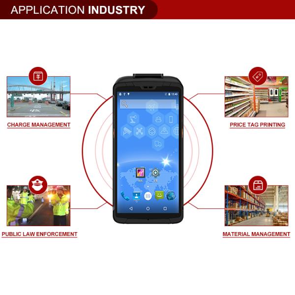 Принтер андроида Wifi Handheld термальный с блоком развертки штрихкода, дисплеем 2160*1080