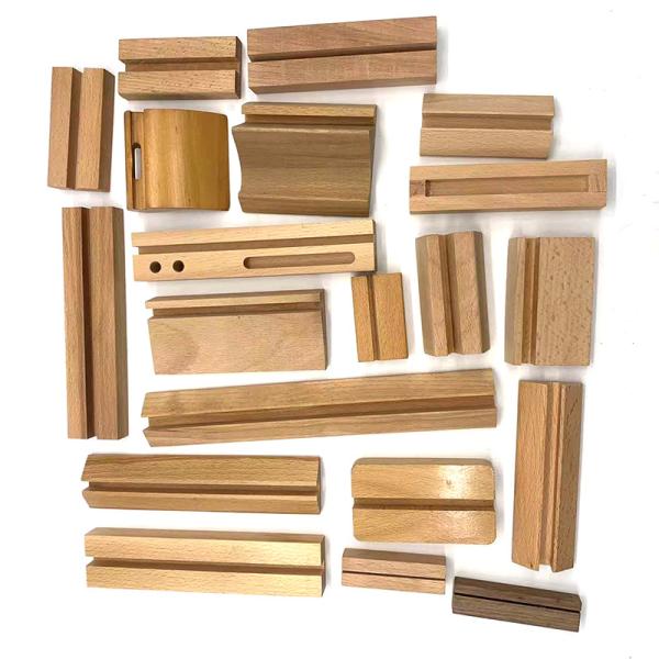 Natural Bamboo Desktop Tablet Wooden Cell Phone Stand Wooden Card Calendar Holder Custom Assorted Holder