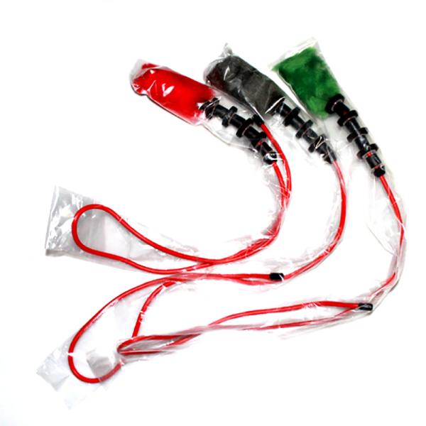 Colored Paintball Barrel Cleaner , Swab Squeegee for Clean Paintball Gun Barrel