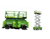 700kg automotores el 18m Scissor el terreno áspero JESH de la elevación de la construcción al aire libre móvil de la plataforma