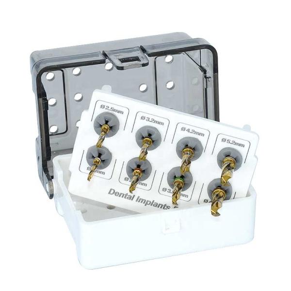 Портативная машинка имплантирует цвет золота зубоврачебного хирургического набора сверла облегченный серебряный