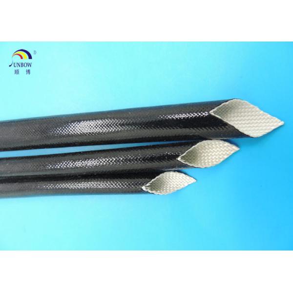 Self - Extinguishing Expandable Fiberglass Sleeving / Heat Treatment Fiberglass Sleeving