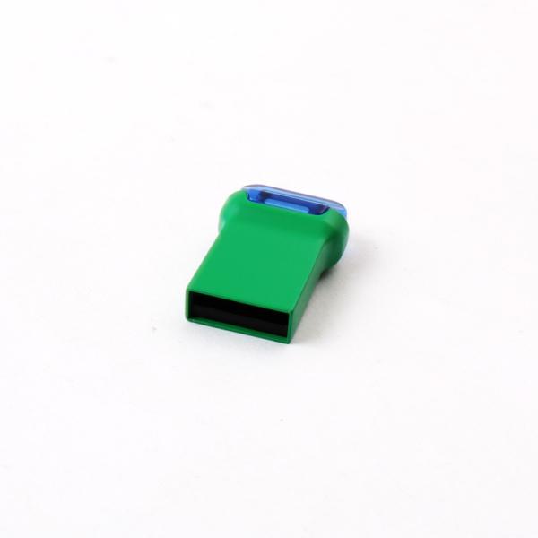 Зеленый цвет Мини USB 3.0 Металлический USB флэш-накопитель прямоугольный с флэш-чипом класса А