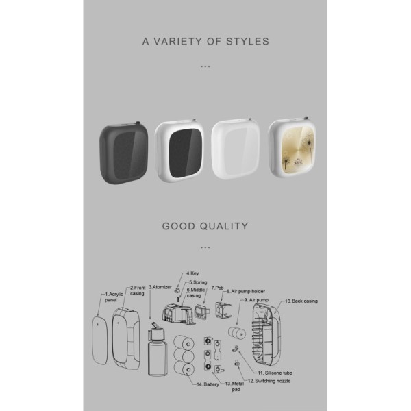 Low Noise Bluetooth Air Scent Machine with 150ml Capacity Eco Friendly Aroma Diffuser