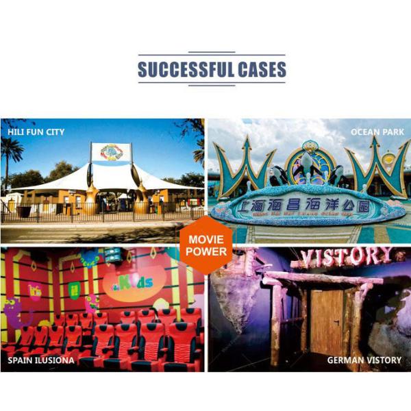 Система театра кино движения стула 4d кино Immersive 4d 12d парка атракционов